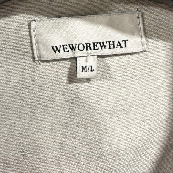 WeWoreWhat Paisley Print Denim Cropped Jacket - Picture 4 of 5